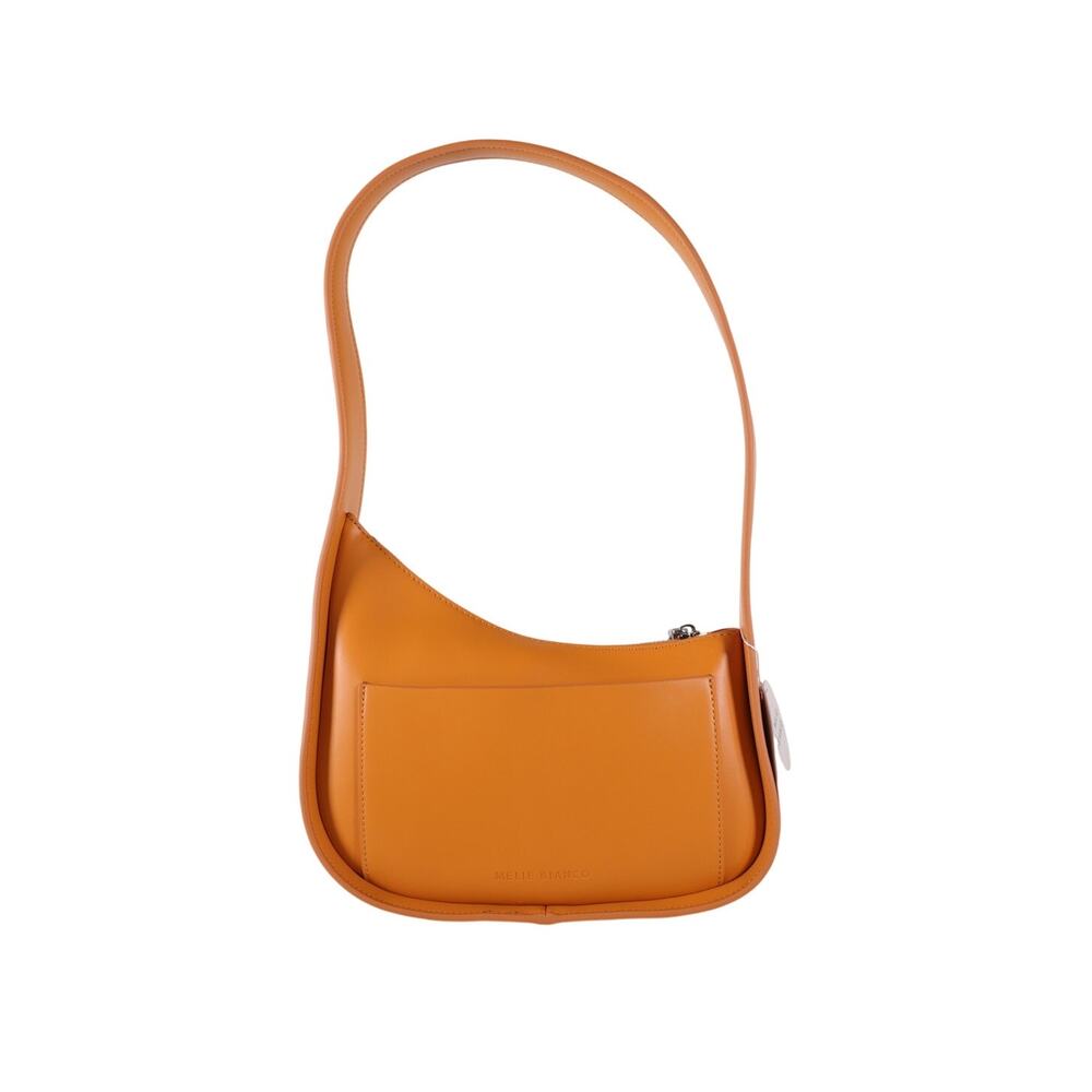 Melie Bianco Willow Vegan Leather Shoulder Bag - Orange - NWT